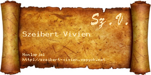 Szeibert Vivien névjegykártya